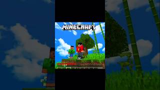 I Survive In Skyblock With My Subscriber☠️ #minecraft #shorts