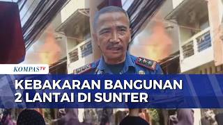 2-Story Building in Sunter Catches Fire, Likely Due to Short Circuit; 7 Fire Engines Deployed