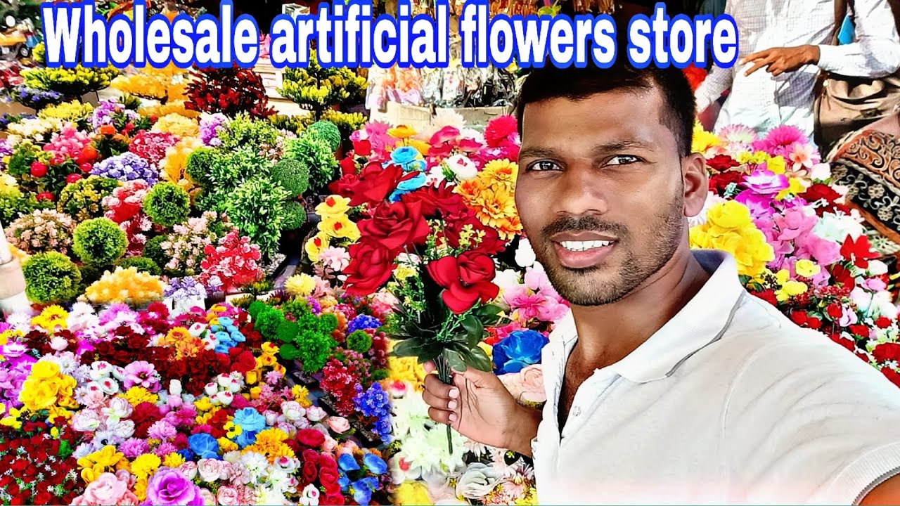 এতো সস্তা Wholesale & Cheapest Artificial Flower Market in Kolkata
