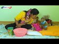 Very Sweet Heart Family | Obedient KAKO Jealous Baby LUNA Kissing MOM