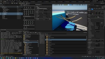 Tool for converting UE Cable Actors to static meshes