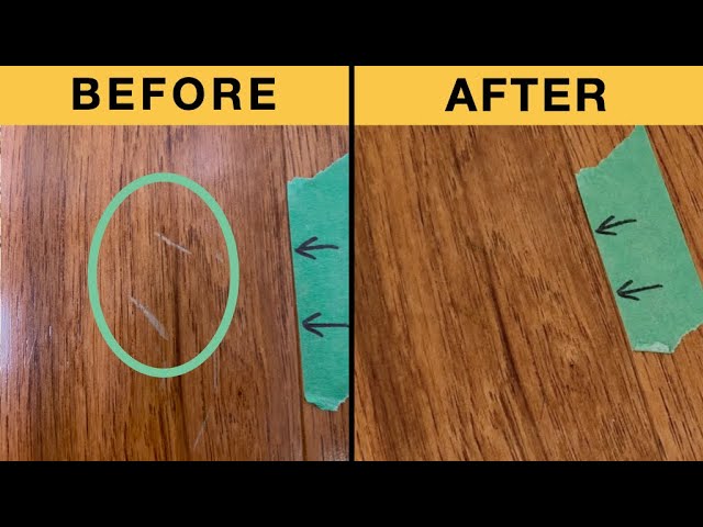 How To Fix A Long White Scratch On Wood Flooring - RW Supply + Design