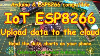 #138 Internet of Things (IoT) with an ESP8266 (Thingspeak Live Demo) screenshot 5