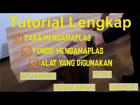 Tutorial Lengkap Pengamplasan Sebelum Proses Finishing Kayu - Fungsi, Alat Hingga Cara Amplas