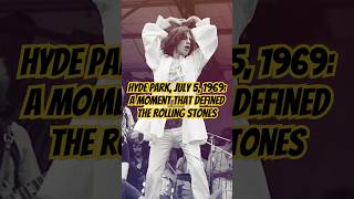 Hyde Park, July 5, 1969: A Moment That Defined The Rolling Stones #fec #rollingstones