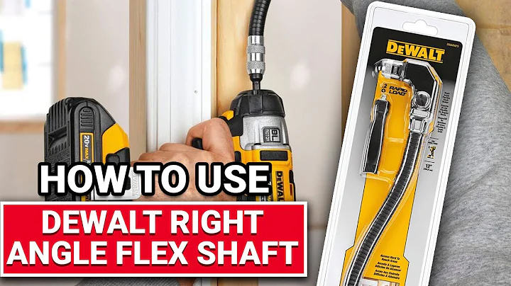 How To Use DeWalt Right Angle Flex Shaft - Ace Hardware