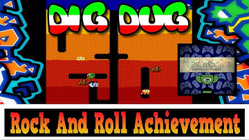 ARCADE GAME SERIES: DIG DUG Rock And Roll Achievement + 4 Enemies