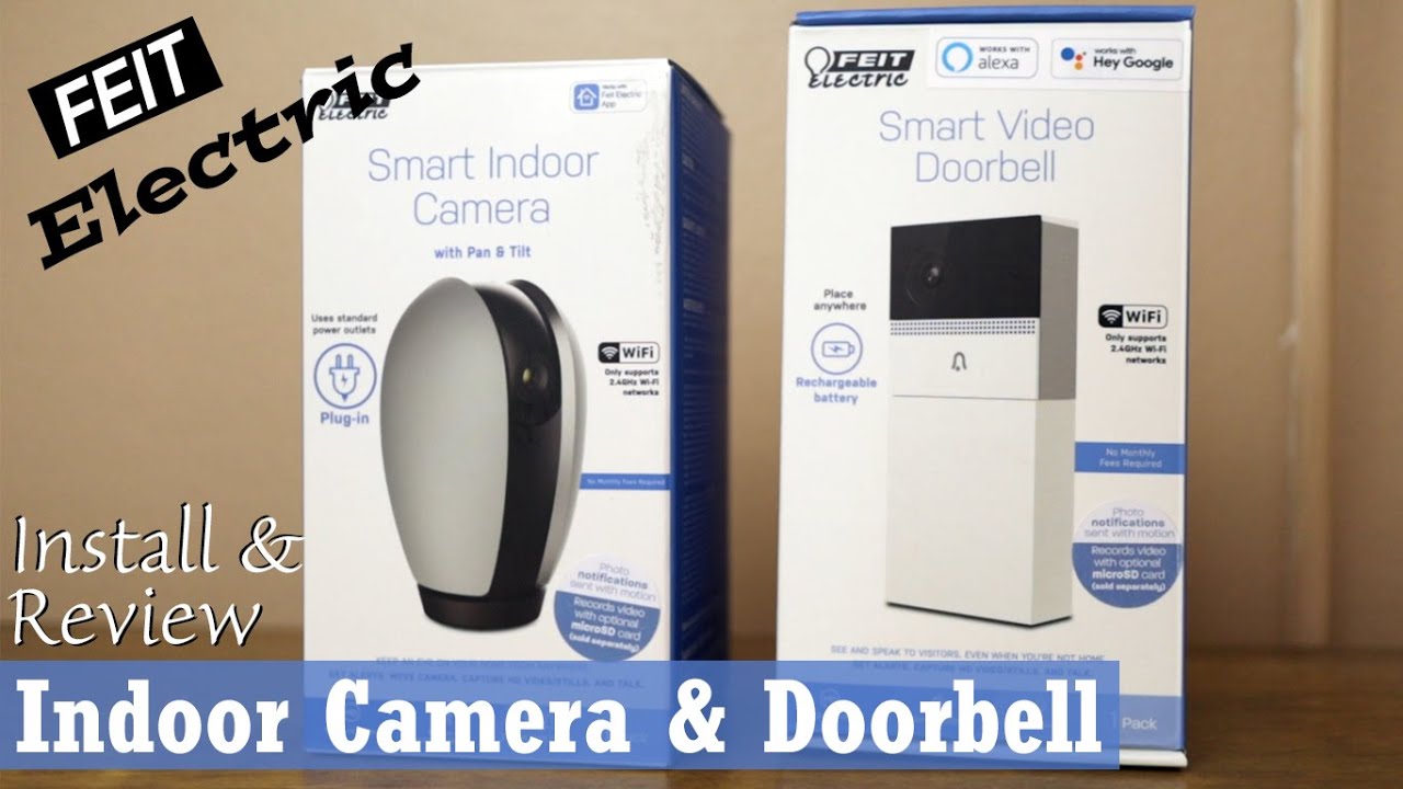 Install & Review: Feit Electric Smart Doorbell and Smart Indoor Camera