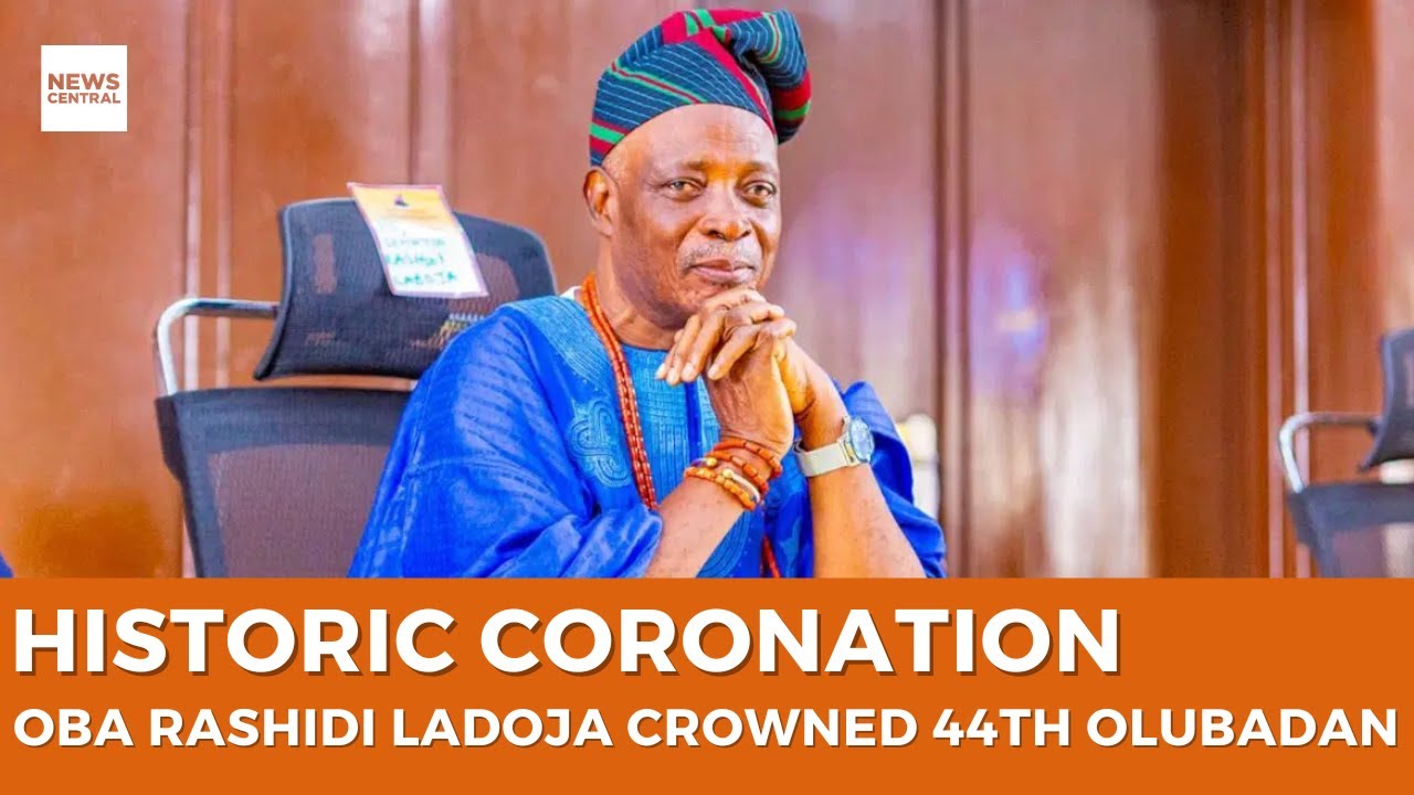 44th Olubadan Coronation: Oba Rashidi Ladoja Takes the Throne