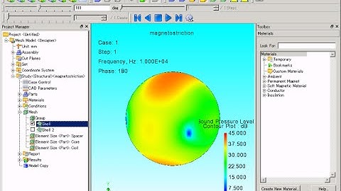 Magnetrostriction Analysis of a Reactor