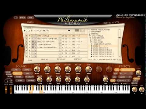 Meistersinger Overture using Miroslav Philharmonik