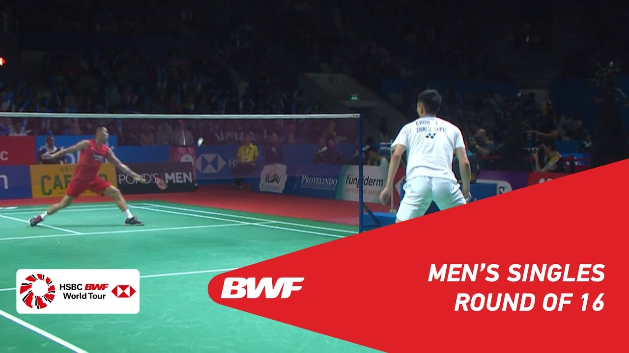 R16 | MS | CHOU Tien Chen (TPE) [4] vs. LIN Dan (CHN) | BWF 2019