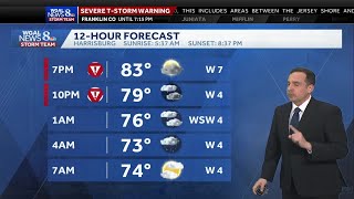 Severe Storms Possible This Evening