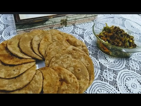 | DALPURI AND HARI MIRCH KI SABZI- MITHILA FOOD RECIPE | MITHILA ...