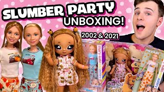 Slumber Party UNBOXING! Na Na Na Surprise Teens Lara Von & Mary-Kate & Ashley Doll Review!