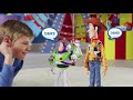 Toy story 4 drop down action toys  buzz lightyear and sheriff woody