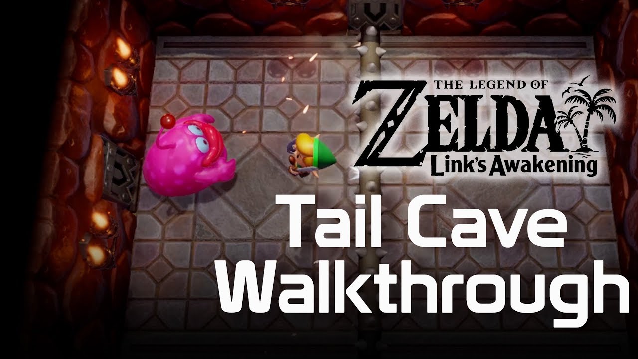 The Legend of Zelda: Link's Awakening - Gameplay Walkthrough (PART 1: TAIL  CAVE) 