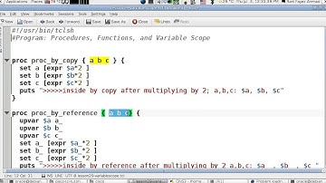 Tcl/Cisco Lesson 29 : Variable Scope (English Version)