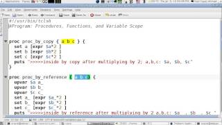 Tcl/Cisco Lesson 29 : Variable Scope (English Version)