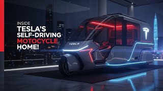 inside Tesla’s first-ever self-driving motorcycle motorhome