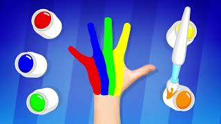 رسم إصبع الأسرة النائم ♫ تعلم الألوان ♫  أغاني اطفال ♫