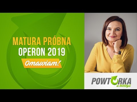 Matura z biologii operon 2019