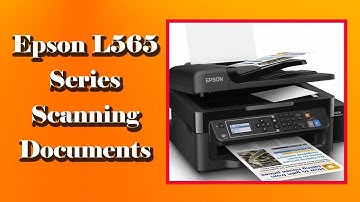 How to Scan Document in Epson L565 Series | Epson Printer