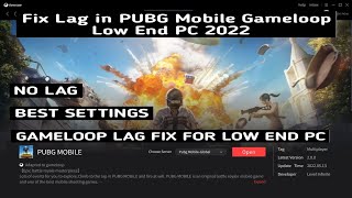 How To Fix Lag In PUBG MOBILE Gameloop Low End Pc 2022 | Gameloop Lag Fix Low End Pc 2022