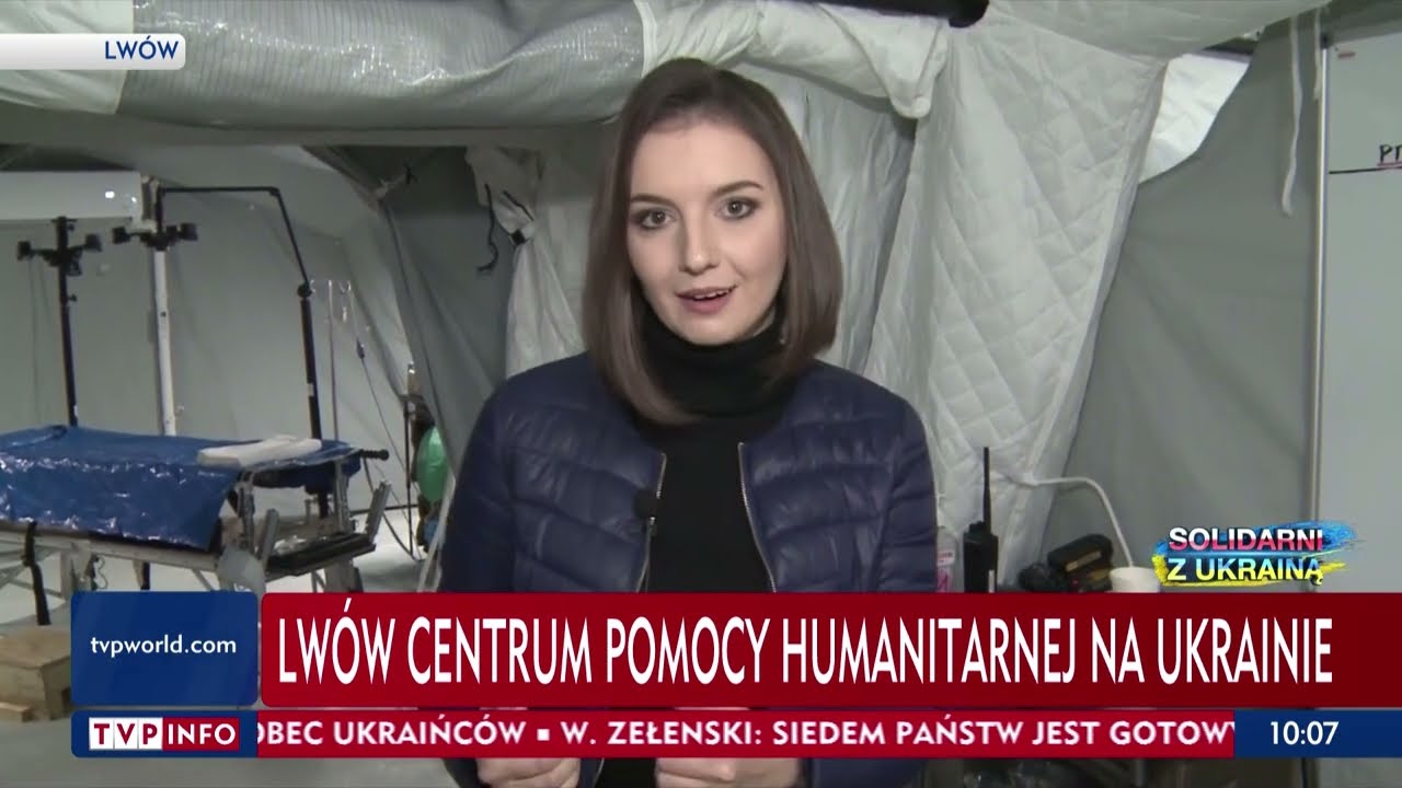 Jak działa szpital polowy? Relacja z Lwowa red. Agnieszki Jędrzejczak 🏥