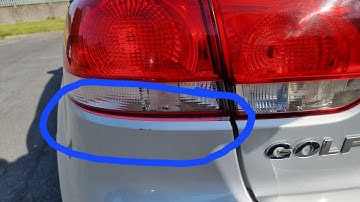 Rear led sequential indicator install VW Golf MK6