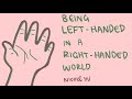 Being left handed in a right handed world