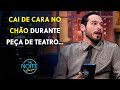 Ator Bruno Fagundes levou capote durante peça de teatro | The Noite (12/09/23)