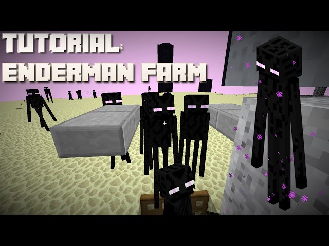 EnderMINI - Simple Enderman Farm [Tutorial], and 1.13 Mob Spawning