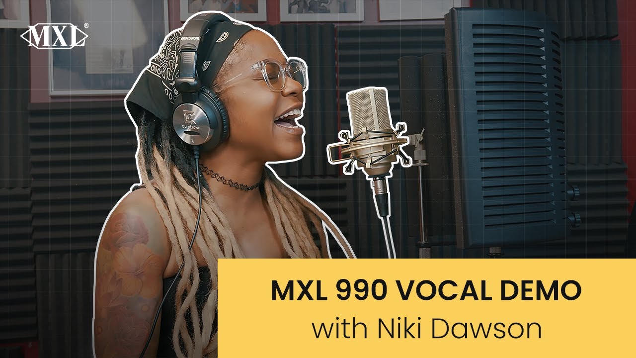 MXL 990 Vocal Demo With Niki Dawson YouTube