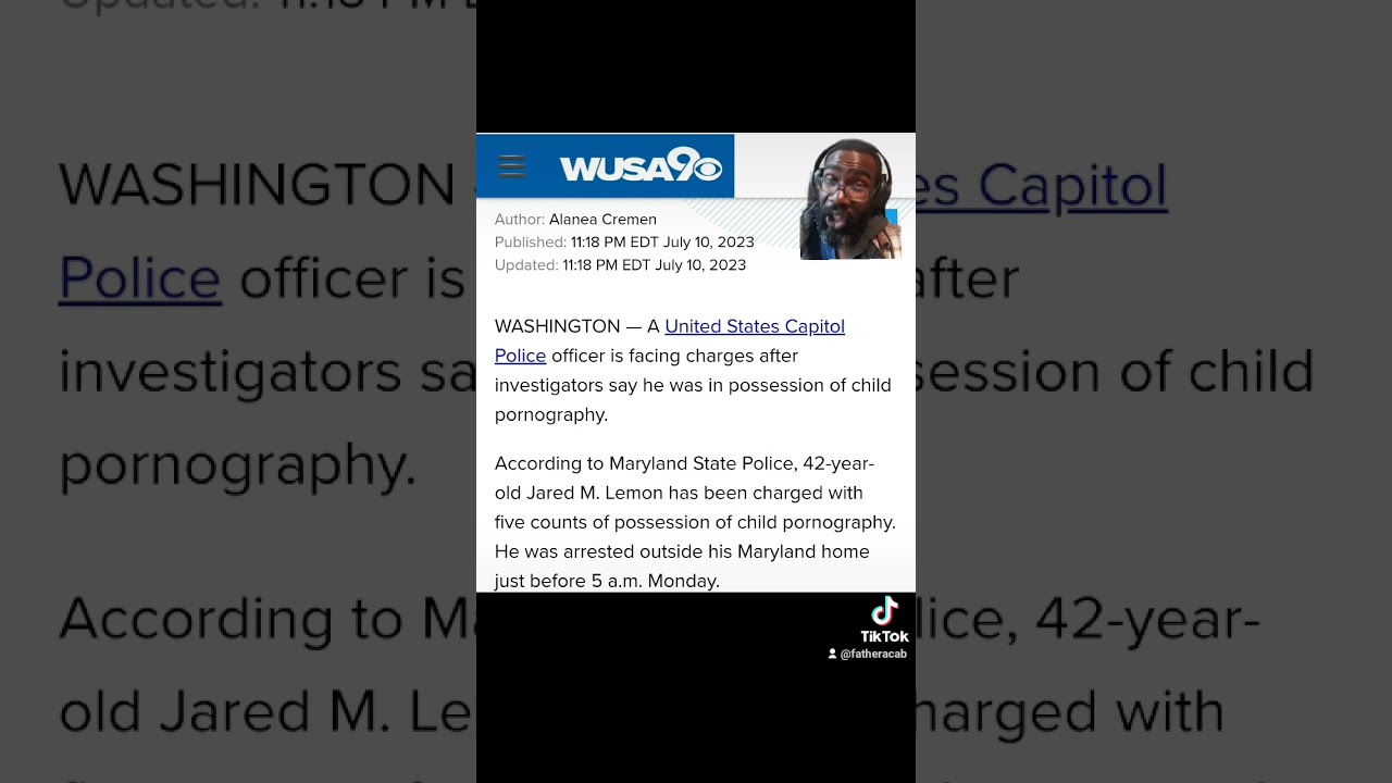 U.S. Capitol Police Officer arrested for heinous crimes #maryland #capitolpolice