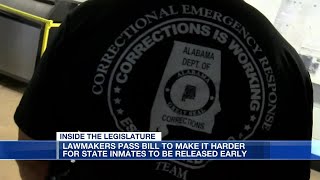 Alabama lawmakers pass bill to reduce good time incentives