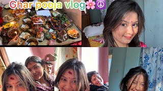 My first vlog!!! Ghar puja vlog☮