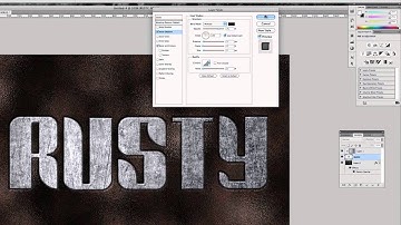 Photoshop: Rusty Text Effect