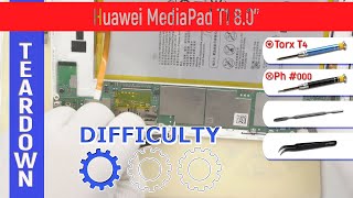 Huawei Mediapad T1 8'' S8-701U 📱 Teardown Take Apart Tutorial