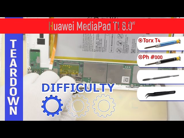 Huawei MediaPad T1 8'' Su 📱 Teardown Take apart Tutorial