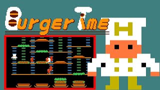 BurgerTime (FC · Famicom) video game port | 20-stage session for 1 Player 🎮