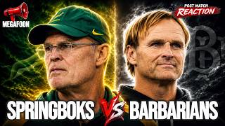 SPRINGBOKS VS BARBARIANS | LIVE POST MATCH REACTION