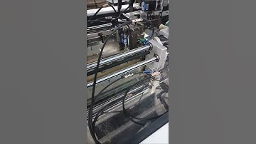 Rigid box making machine production line