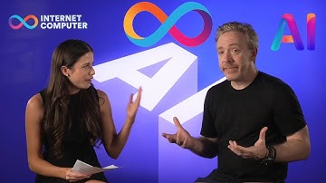 Dominic Williams on first ever real AI running on ICP Blockchain - with Tracy Trachsler