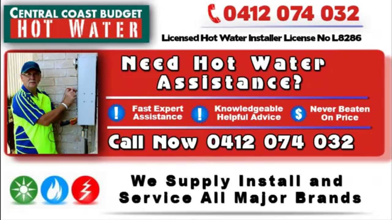 Hot Water Systems Gosford Central Coast Repairs Hot Water Services u0026  Plumbers - YouTube