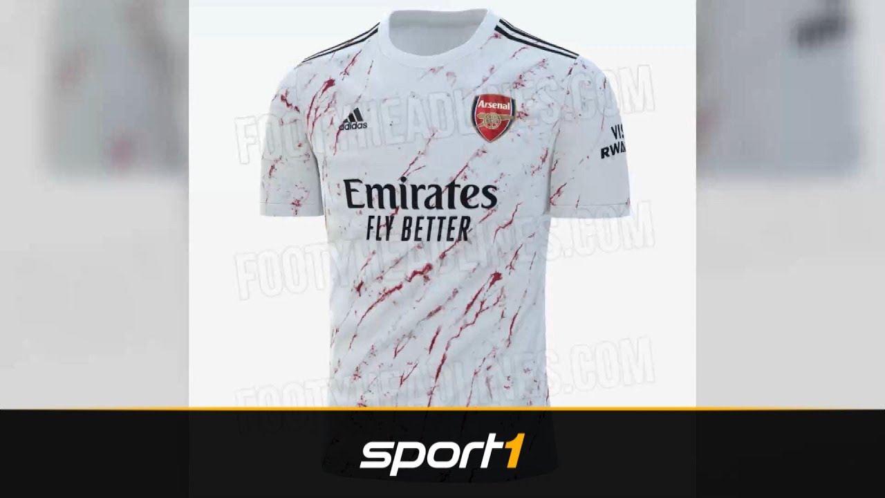 Blutspritzer Look Neues Arsenal Trikot Sorgt Fur Spott Sport1 Youtube