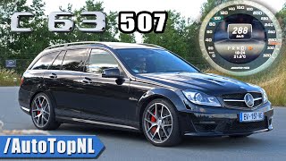 Mercedes C63 AMG Edition 507 | *288KM/H* ACCELERATION TOP SPEED POV & SOUND by AutoTopNL
