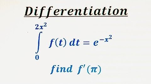 Differentiation _ Leibniz Rule _ Differentiation under the integral sign ||
