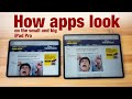 Size and look comparison for apps on iPad Pro 11 and 12.9
