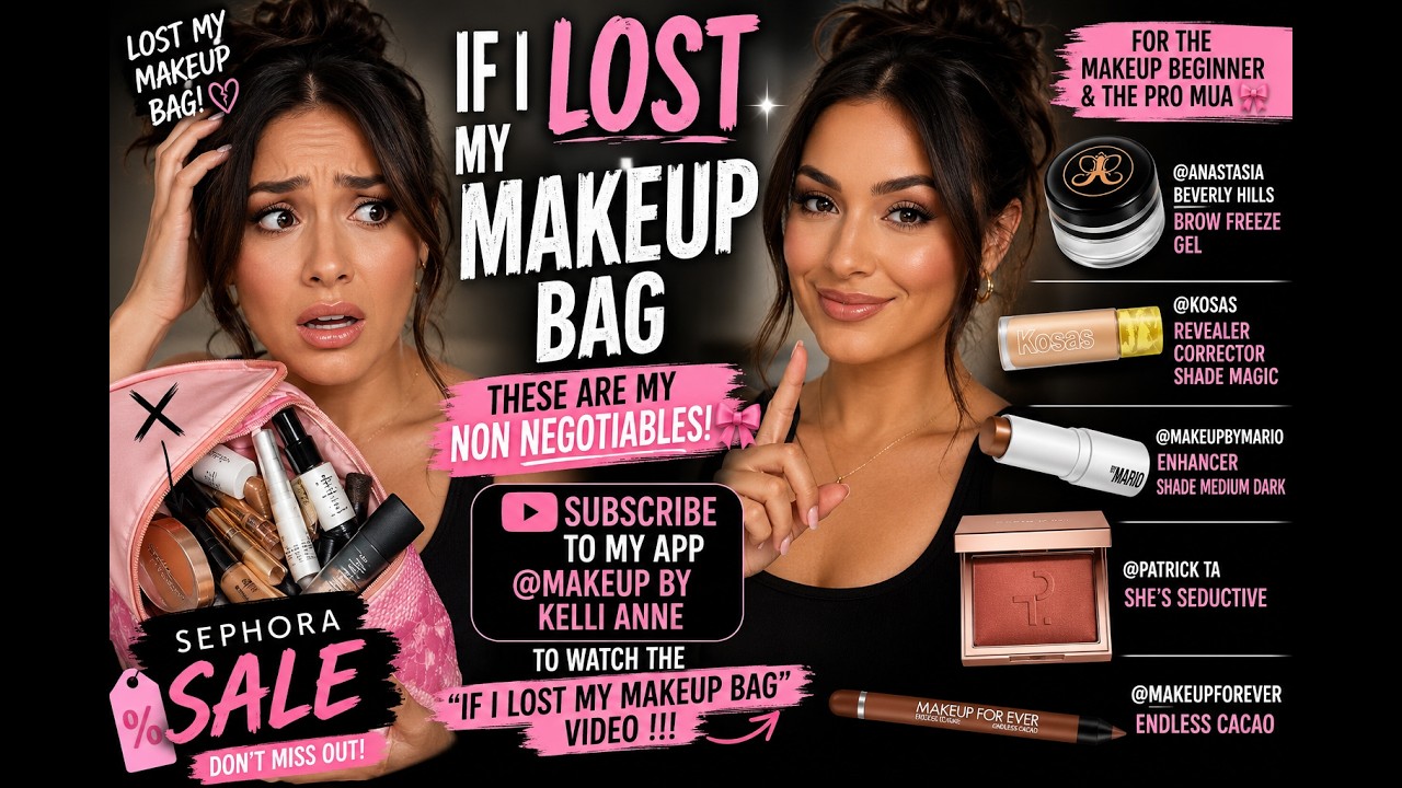 If I Lost My Makeup Bag… These Are My NON-NEGOTIABLES! 💄✨ - YouTube